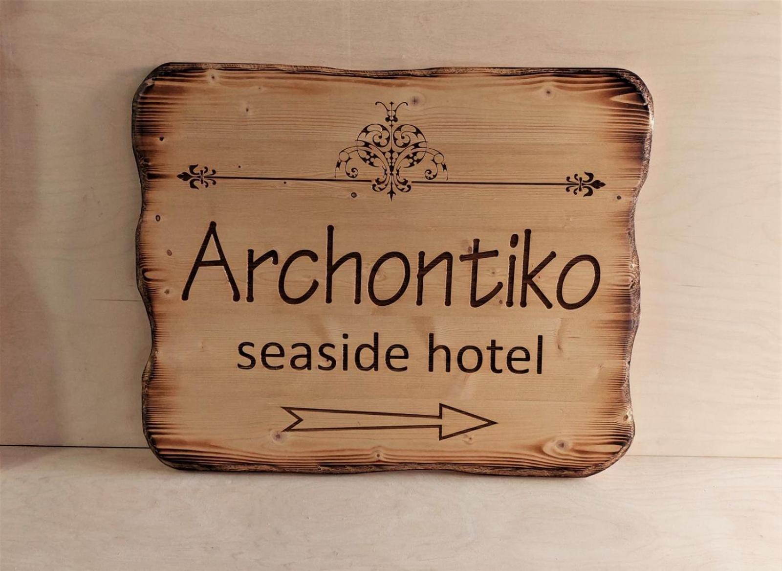 Archontiko Seaside Hotel Platanias  Eksteriør billede